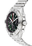 Breitling Chronomat B01 42mm Green Dial Silver Steel Strap Watch for Men - AB01343A1L1A1 Authentic Buy Shop Now