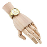 Tory Burch Reva Gold Dial Gold Steel Strap Watch for Women - TBW4025 Authentic Buy Shop Now