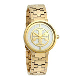Tory Burch Reva Gold Dial Gold Steel Strap Watch for Women - TBW4025 Authentic Buy Shop Now