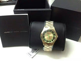 Marc Jacobs Henry Gold Dial Gold Steel Strap Watch for Women - MBM3295 Authentic Buy Shop Now