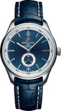 Breitling Premier Automatic 40mm Blue Dial Blue Leather Strap Mens Watch - A37340351C1P2 Authentic Buy Shop Now
