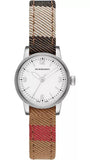 Burberry Utilitarian White Dial Multicolor Leather Strap Watch for Women - BU7863 Authentic Buy Shop Now