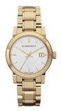 Burberry The City White Dial Gold Steel Strap Watch for Women - BU9103 Authentic Buy Shop Now