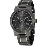 Burberry The City Black Dial Black Steel Strap Watch for Men - BU9902 Authentic Buy Shop Now