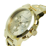 Burberry The City Gold Dial Gold Steel Strap Watch for Women - BU9753 Authentic Buy Shop Now