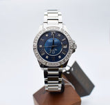 Bulova Marine Star Blue Dial Silver Steel Strap Watch for Women - 96R215 Authentic Buy Shop Now