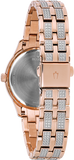Bulova Crystal Collection Silver Crystals Dial Two Tone Steel Strap Watch for Women - 98L235 Authentic Buy Shop Now