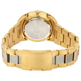 Bulova Crystal Black Dial Two Tone Steel Strap Watch for Men - 98B235 Authentic Buy Shop Now