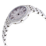 Bulova Crystal Collection Silver Dial Silver Steel Strap Watch for Women - 96L243 Authentic Buy Shop Now