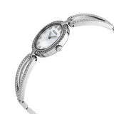 Bulova Crystal Collection Mother of Pearl Dial Silver Steel Strap Watch for Women - 96L223 Authentic Buy Shop Now