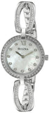 Bulova Crystal Collection Mother of Pearl Dial Silver Steel Strap Watch for Women - 96L223 Authentic Buy Shop Now