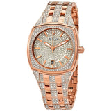 Bulova Phantom Crystal Silver Dial Two Tone Steel Strap Watch for Men - 98B324 Authentic Buy Shop Now