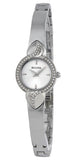 Bulova Crystal Pendant Silver Dial Silver Steel Strap Watch for Women - 96X111 Authentic Buy Shop Now
