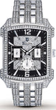 Bulova Crystal Collection Black Dial Silver Steel Strap Watch for Men - 98C108 Authentic Buy Shop Now