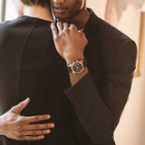 Bulova Marine Star Chronograph Black Dial Black Rubber Strap Watch for Men - 98B104 Authentic Buy Shop Now