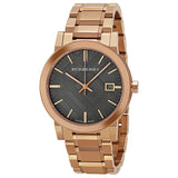 Burberry The City Light Brown Dial Rose Gold Steel Strap Watch for Women - BU9005 Authentic Buy Shop Now