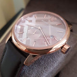 Burberry The Classic Brown Dial Brown Leather Strap Watch for Men - BU10012 Authentic Buy Shop Now