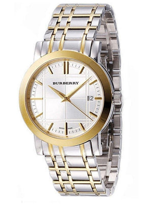 Burberry Heritage White Dial Two Tone Stainless Steel Strap Watch for Men - BU1358 Authentic Buy Shop Now