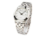 Burberry Heritage Check White Dial Silver Steel Strap Watch for Women - BU1853 Authentic Buy Shop Now