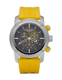 Burberry Sport Chronograph Grey Dial Yellow Rubber Strap Watch for Men - BU7712 Authentic Buy Shop Now