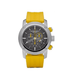 Burberry Sport Chronograph Grey Dial Yellow Rubber Strap Watch for Men - BU7712 Authentic Buy Shop Now