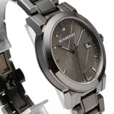 Burberry The City Grey Dial Gunmetal Steel Strap Watch for Men - BU9007 Authentic Buy Shop Now