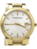 Burberry The City White Dial Gold Steel Strap Watch for Women - BU9103 Authentic Buy Shop Now