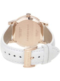 Burberry The City White Dial White Leather Strap Watch for Women - BU9108 Authentic Buy Shop Now