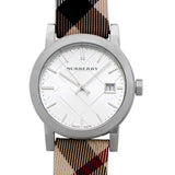 Burberry The City White Dial Brown Leather Strap Watch for Women - BU9113 Authentic Buy Shop Now