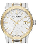 Burberry The City White Dial Two Tone Steel Strap Watch for Women - BU9115 Authentic Buy Shop Now