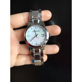 Burberry The City Diamonds Silver Dial Silver Steel Strap Watch for Women - BU9125 Authentic Buy Shop Now