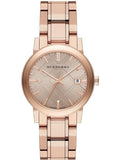 Burberry The City Diamonds Rose Gold Dial Rose Gold Steel Strap Watch for Women - BU9126 Authentic Buy Shop Now