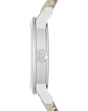 Burberry The City White Dial Beige Leather Strap Watch for Women - BU9132 Authentic Buy Shop Now