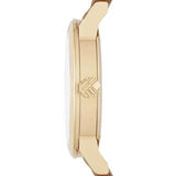 Burberry The City Gold Dial Brown Leather Strap Watch for Women - BU9133 Authentic Buy Shop Now