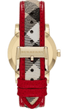 Burberry The City Champagne Dial Leather Strap Watch for Women - BU9139 Authentic Buy Shop Now