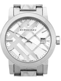 Burberry The City White Dial Silver Steel Strap Watch for Women - BU9144 Authentic Buy Shop Now