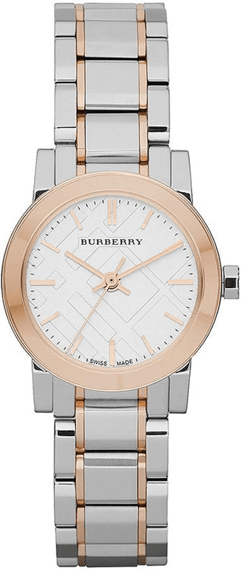 Burberry The City Silver Dial Two Tone Steel Strap Watch for Women - BU9205 Authentic Buy Shop Now