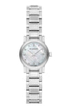 Burberry The City Diamonds Mother of Pearl Dial Silver Steel Strap Watch for Women - BU9224 Authentic Buy Shop Now