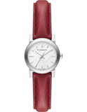 Burberry The City Silver Dial Red Strap Watch for Women - BU9232 Authentic Buy Shop Now