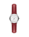 Burberry The City Silver Dial Red Strap Watch for Women - BU9232 Authentic Buy Shop Now