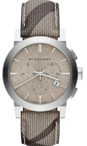Burberry The City Smoked Brown Dial Brown Leather Strap Watch for Men - BU9361 Authentic Buy Shop Now