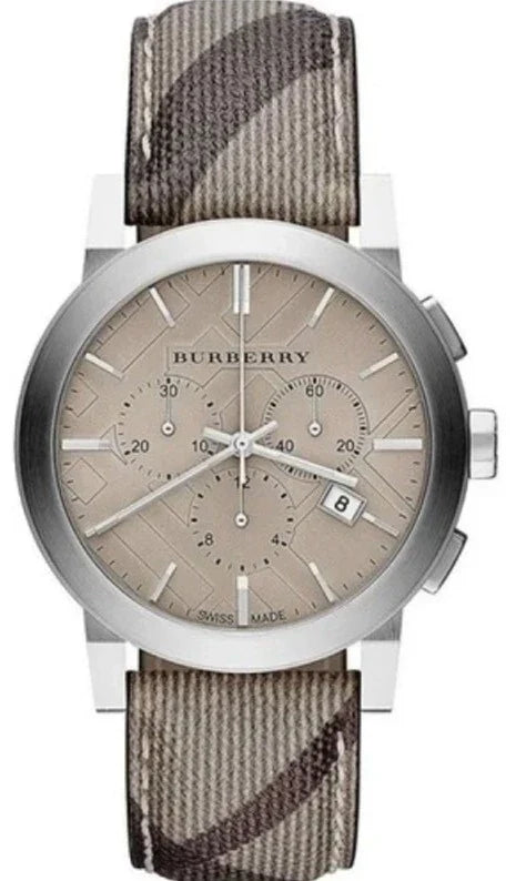Burberry The City Smoked Brown Dial Brown Leather Strap Watch for Men - BU9361 Authentic Buy Shop Now