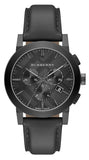 Burberry The City Black Dial Black Leather Strap Watch for Men - BU9364 Authentic Buy Shop Now