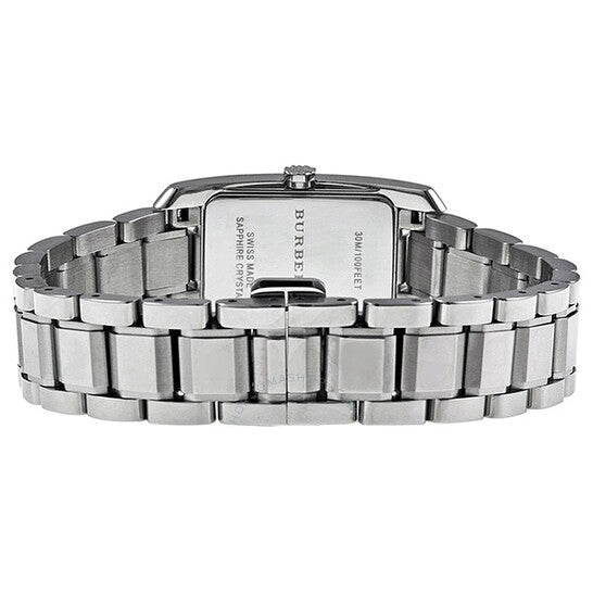Burberry Heritage Quartz White Dial Silver Steel Strap Watch For Women - BU9600 Authentic Buy Shop Now