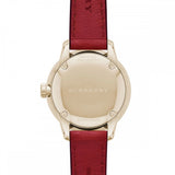 Burberry The Classic Gold Dial Red Leather Strap Watch for Women - BU10102 Authentic Buy Shop Now