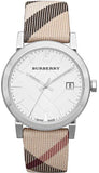 Burberry The City White Dial Brown Leather Strap Watch for Women - BU9113 Authentic Buy Shop Now