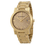 Burberry The City Gold Dial Gold Steel Strap Watch for Women - BU9134 Authentic Buy Shop Now
