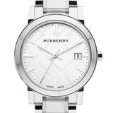 Burberry The City Silver Dial Silver Steel Strap Watch for Women - BU9000 Authentic Buy Shop Now