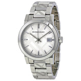 Burberry The City White Dial Silver Steel Strap Watch for Women - BU9144 Authentic Buy Shop Now