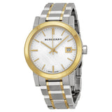 Burberry The City White Dial Two Tone Steel Strap Watch for Women - BU9115 Authentic Buy Shop Now